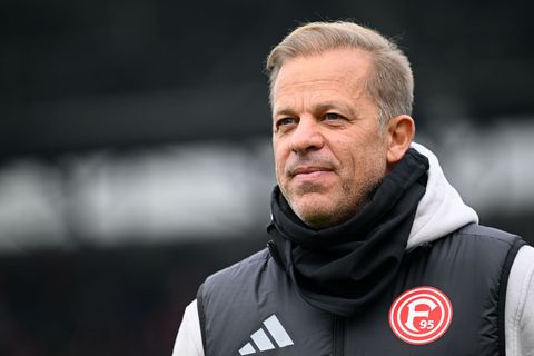 Unter Druck: Düsseldorf-Trainer Markus Anfang. Foto: Gregor Fischer/dpa