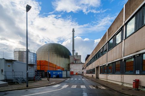 Bei einer Routine-Überprüfung in einem Lager des Block B des kernbrennstoff-freien früheren Atomkraftwerks Biblis ist Korosion u