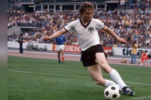 Dieter Herzog bei der Fußball-Weltmeisterschaft 1974.