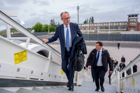 CDU-Chef Friedrich Merz steht vor seiner bislang längsten Auslandsreise als Bundeskanzler. (Archivbild) Foto: Michael Kappeler/d