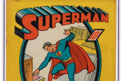 Das auf dem Dachboden gefundene Superman-Comic Nummer 1