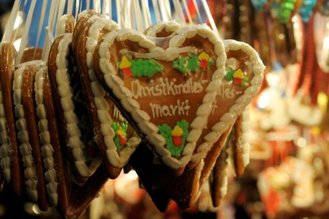 Pfefferkuchen auf einem Weihnachtsmarkt