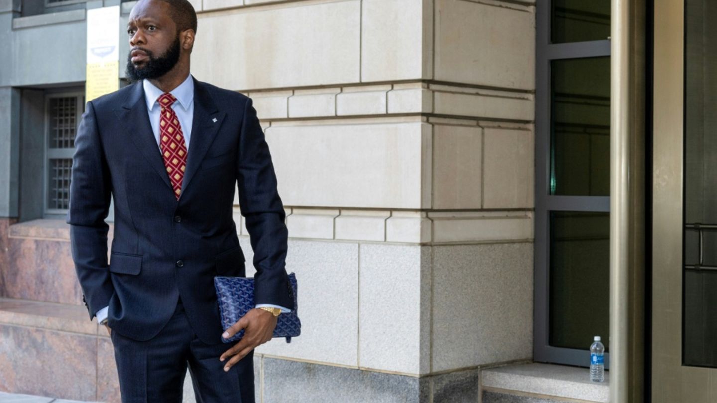 Pras Michel während seines Prozesses im April 2023