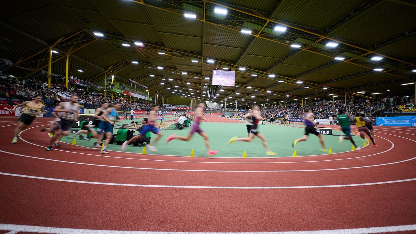 Die Leichtathletik-DM in der Halle steigt 2026 in der Dortmunder Helmut-Körnig-Halle. (Archivbild) Foto: Bernd Thissen/dpa