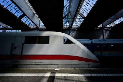 ICE am Münchner Hauptbahnhof