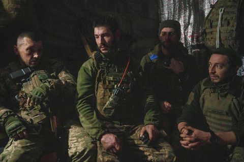 Friedensplan Ukraine Soldaten in Pokroswk