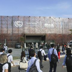 Das Gelände der COP30 in Belém, Brasilien