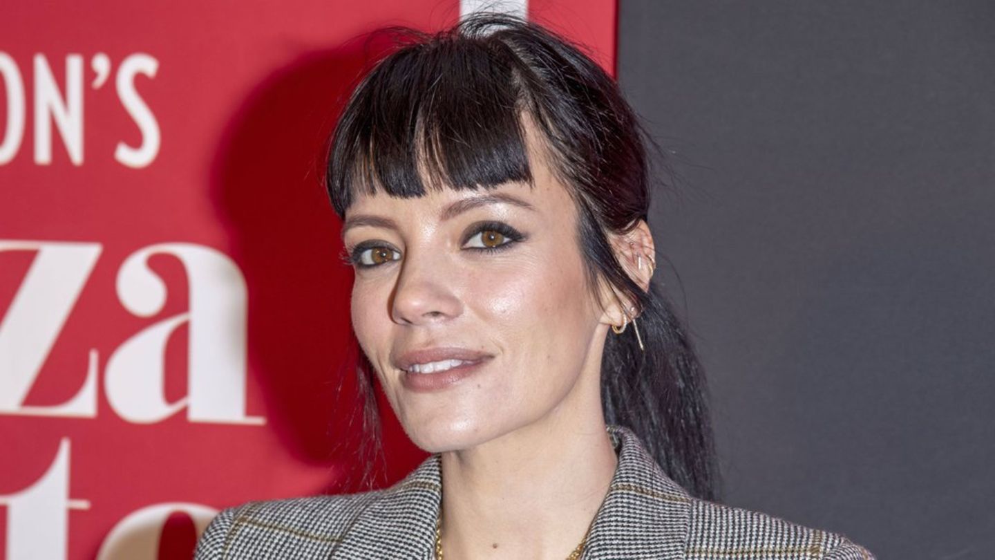 Lily Allen auf dem roten Teppich in New York.