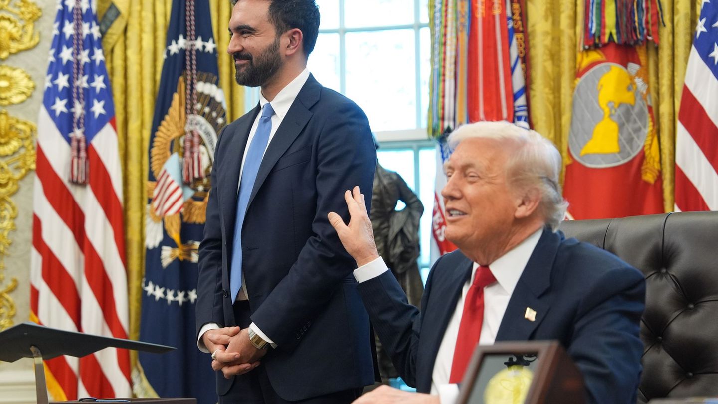 Trump schien von Mamdani begeistert. Foto: Evan Vucci/AP/dpa