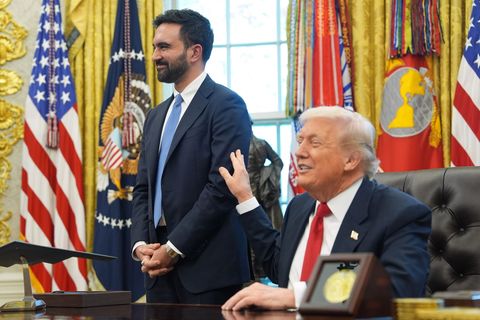 Trump schien von Mamdani begeistert. Foto: Evan Vucci/AP/dpa