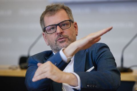 Werner Graf ist seit 2021 im Berliner Abgeordnetenhaus und seit 2022 Co-Vorsitzender der Grünen-Fraktion. (Archiv) Foto: Joerg C