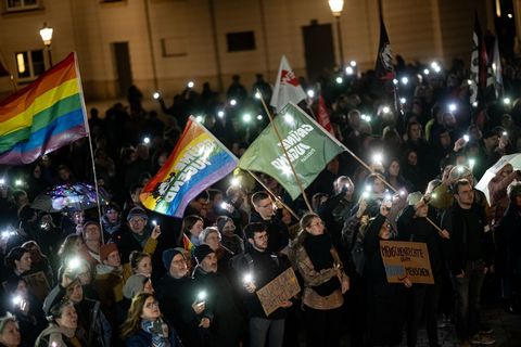 Bereits vor einem Jahr demonstrierten einige Hundert Menschen in Potsdam gegen rechts. Auslöser war das Schlagzeilen machende Tr