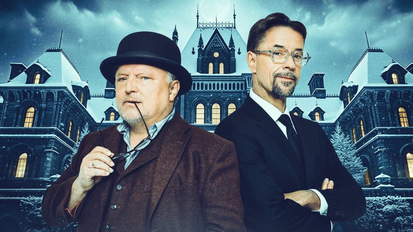 "Tödliches Spiel - Das Live-Krimi-Dinner":  Axel Prahl (l.) und Jan Josef Liefers sind die Krimi-Masterminds.