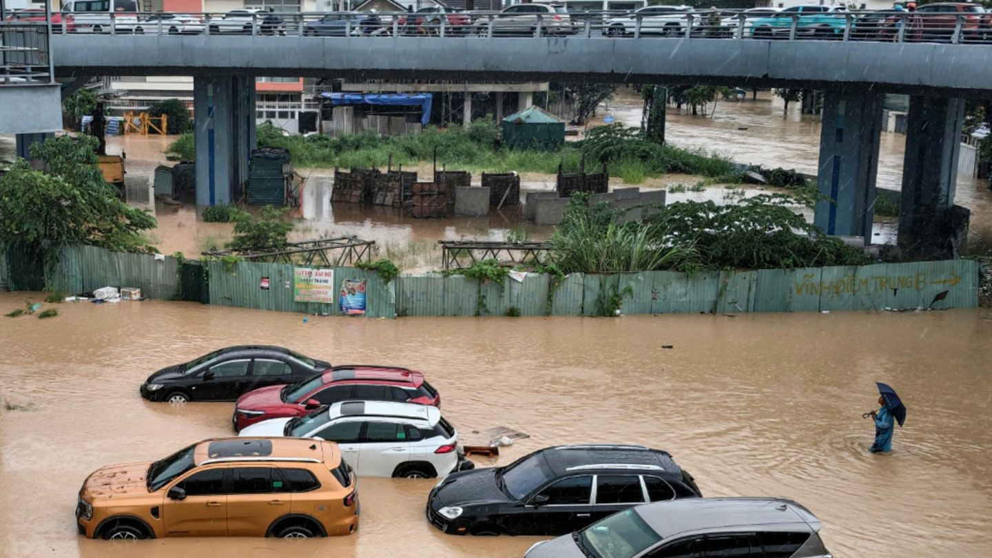Überschwemmung in Vietnam