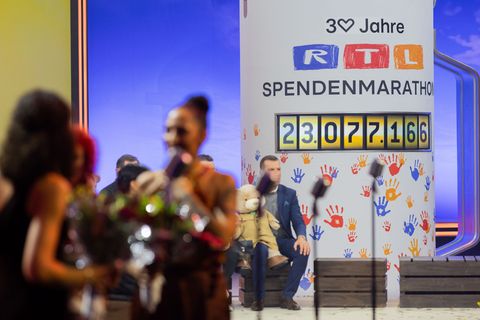 Rund 23 Millionen Euro waren am Ende im Spendentopf - so viel wie noch nie bei dem traditionsreichen RTL-Format. Foto: Rolf Venn