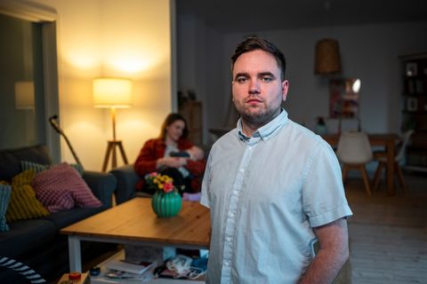 Dass das Kinderstartgeld nun nicht kommen soll, will Oliver Bernt, Vater von drei Kindern, nicht akzeptieren. Foto: Daniel Vogl/