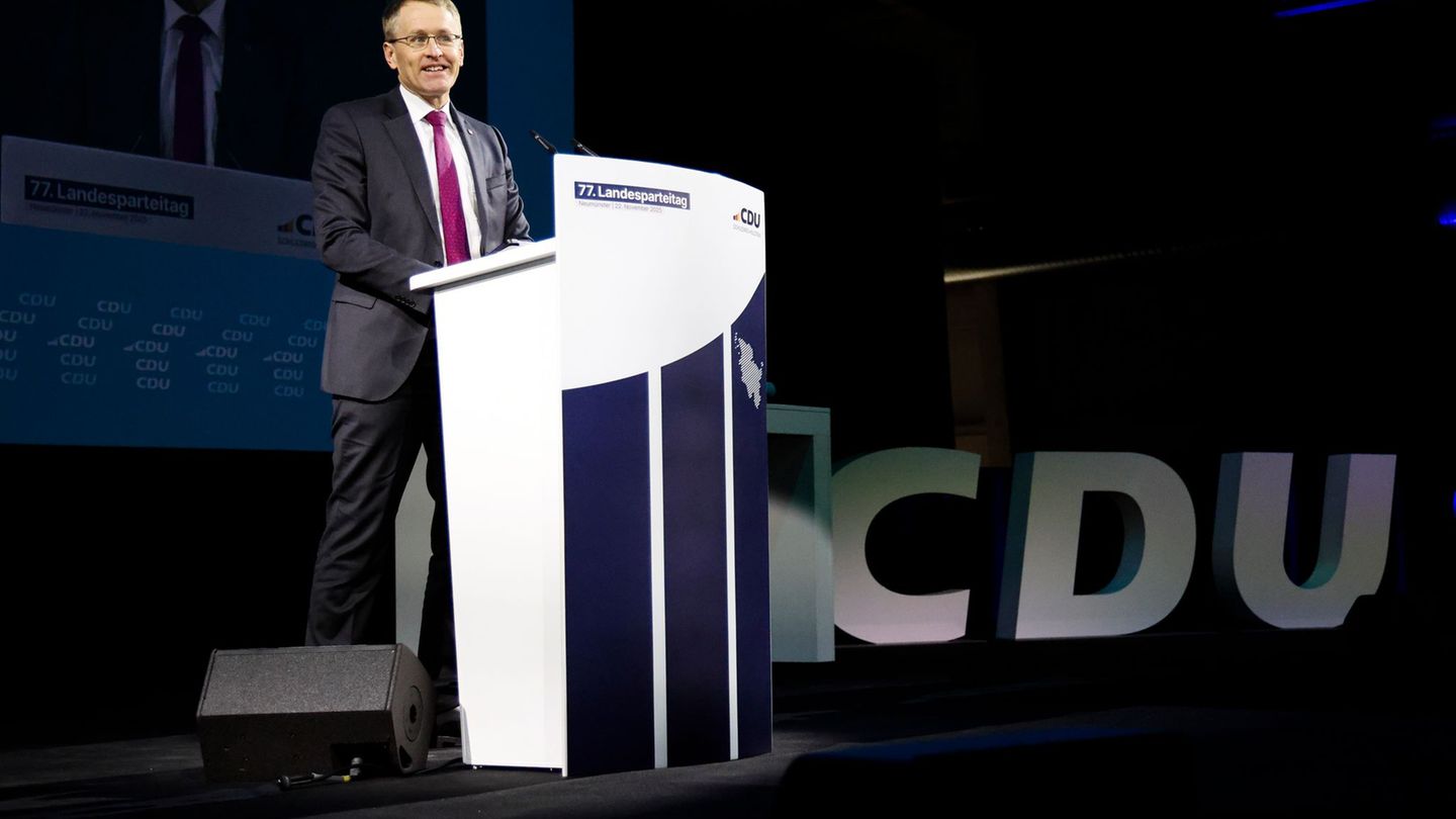 Daniel Günther bleibt Landesvorsitzender der CDU. Foto: Frank Molter/dpa