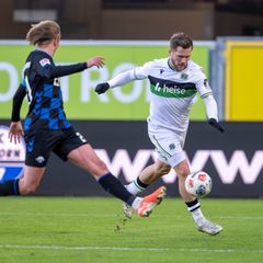 Källman brachte Hannover in Führung. Foto: David Inderlied/dpa