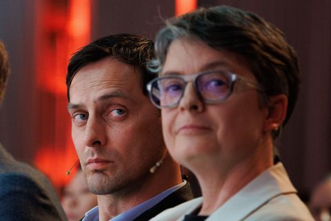 Nicola Böcker-Giannini bildet seit 2024 zusammen mit Martin Hikel die Doppelspitze der Berliner SPD. (Archivbild) Foto: Carsten