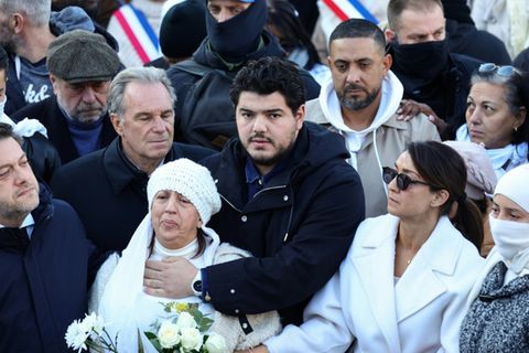 Angehörige des Opfers in Marseille