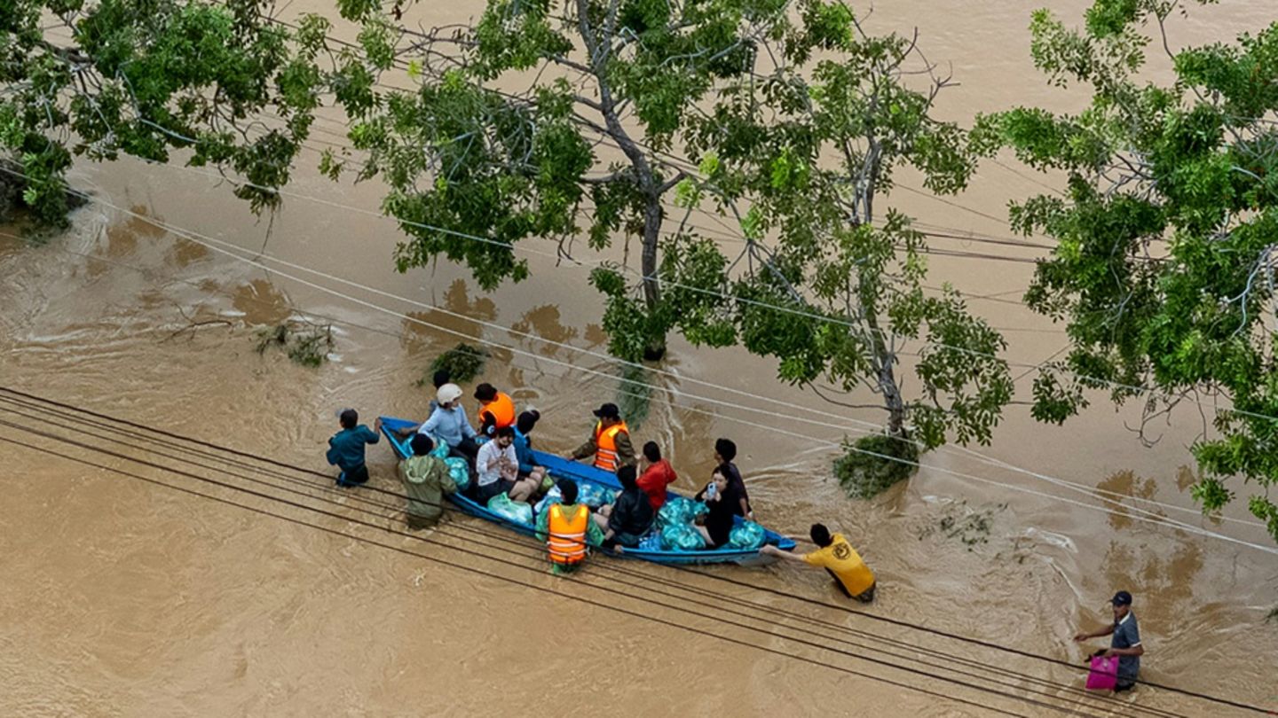 Überschwemmungen in Vietnam