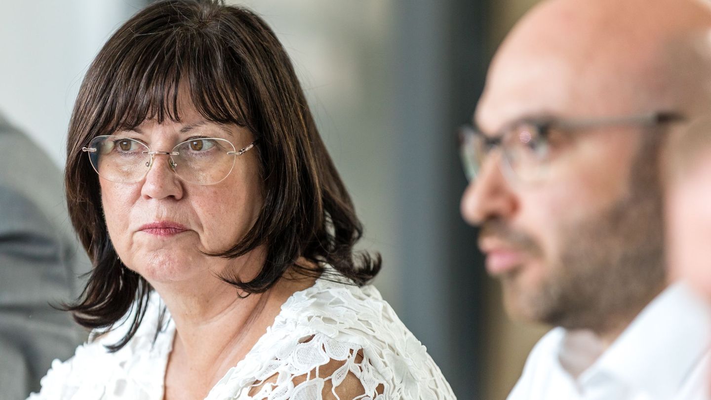 Sprembergs Bürgermeisterin Christine Herntier (parteilos) beriet im August mit Brandenburgs Innenminister René Wilke über das Er