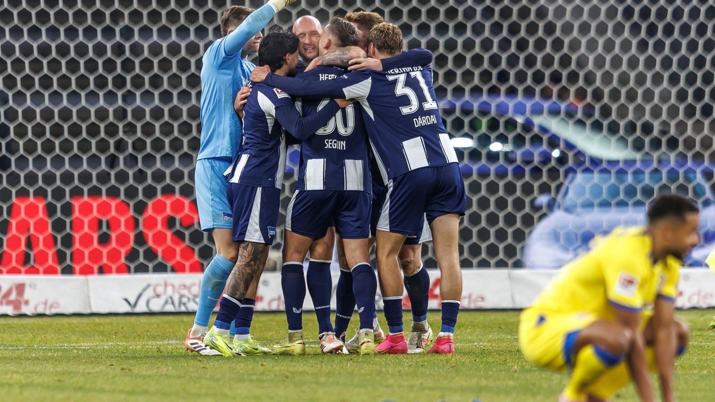 2. Fußball-Bundesliga: Stabile Hertha siegt und siegt - doch die Tabelle ist tabu