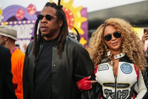 Jay-Z und Beyoncé beim F1 Grand Prix von Las Vegas.