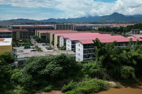 Myawaddy, eine mutmaßliche Hochburg für Online-Betrug