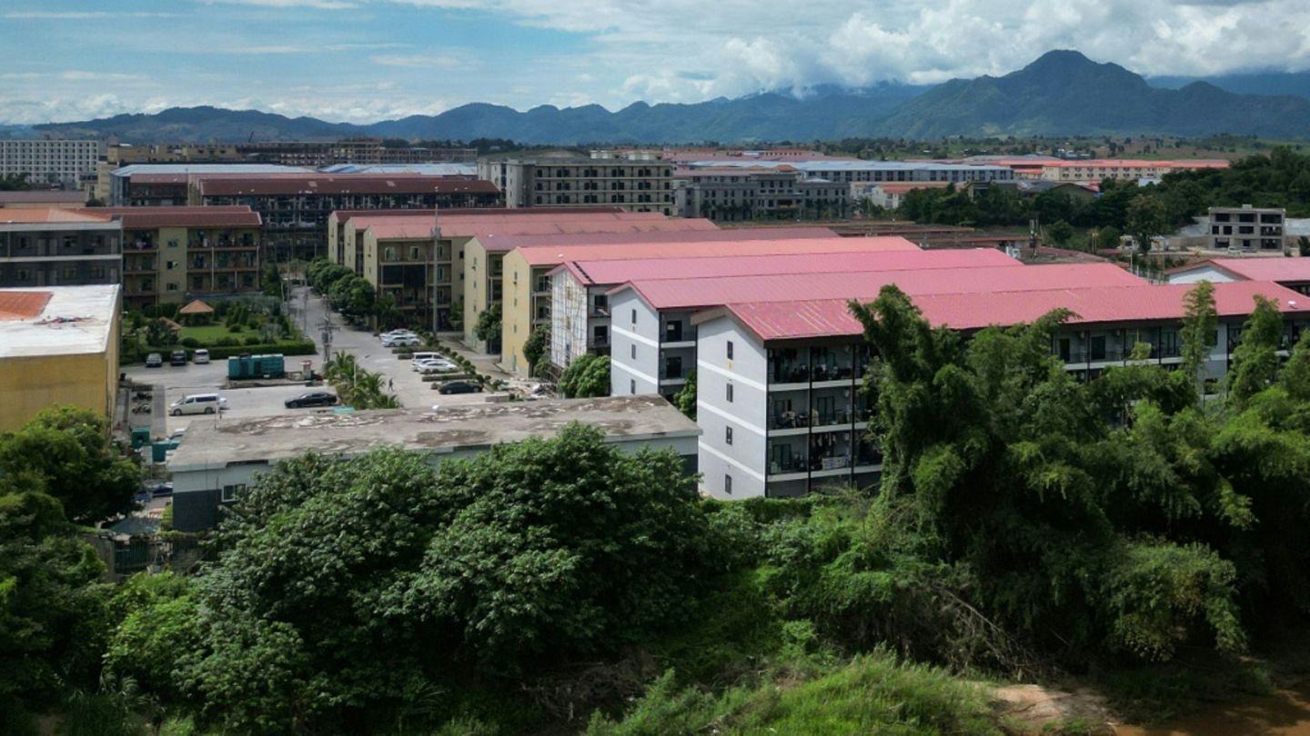 Myawaddy, eine mutmaßliche Hochburg für Online-Betrug