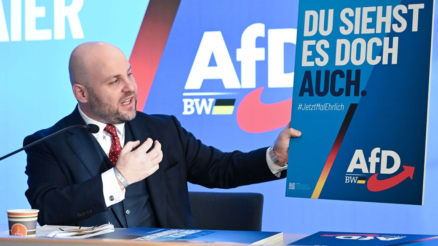 Mit uneindeutigen Slogans will die AfD die Gefühle der Bürger ansprechen. Foto: Bernd Weißbrod/dpa