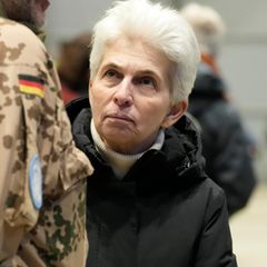 Marie-Agnes Strack-Zimmermann bei der Bundeswehr