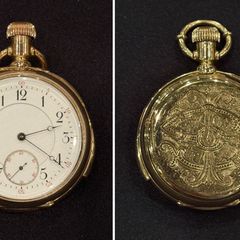 Goldene Titanic-Taschenuhr