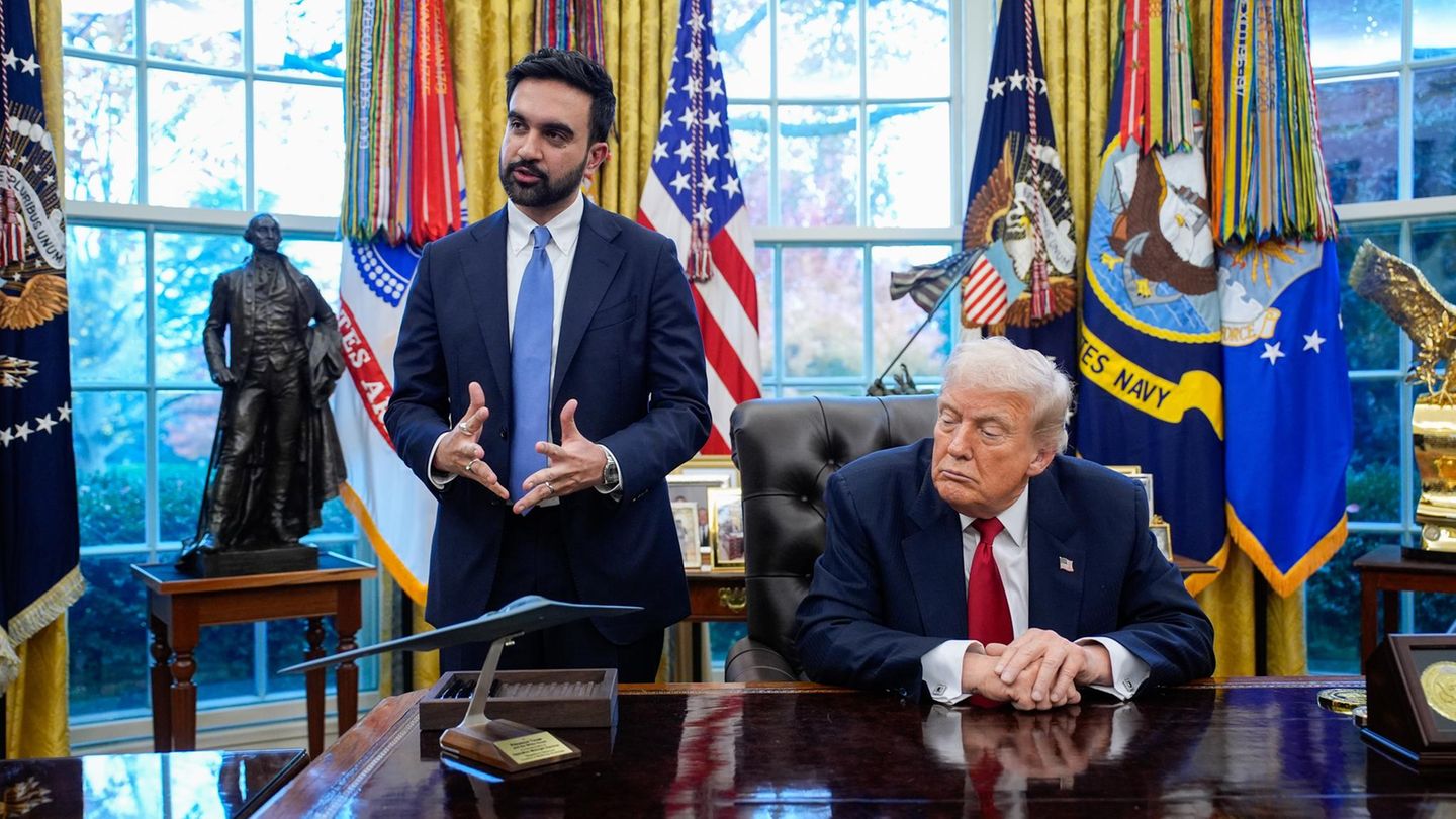 Zohran Mamdani und Donald Trump im Oval Office