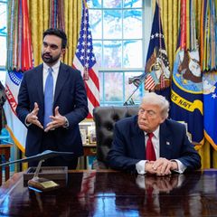 Zohran Mamdani und Donald Trump im Oval Office