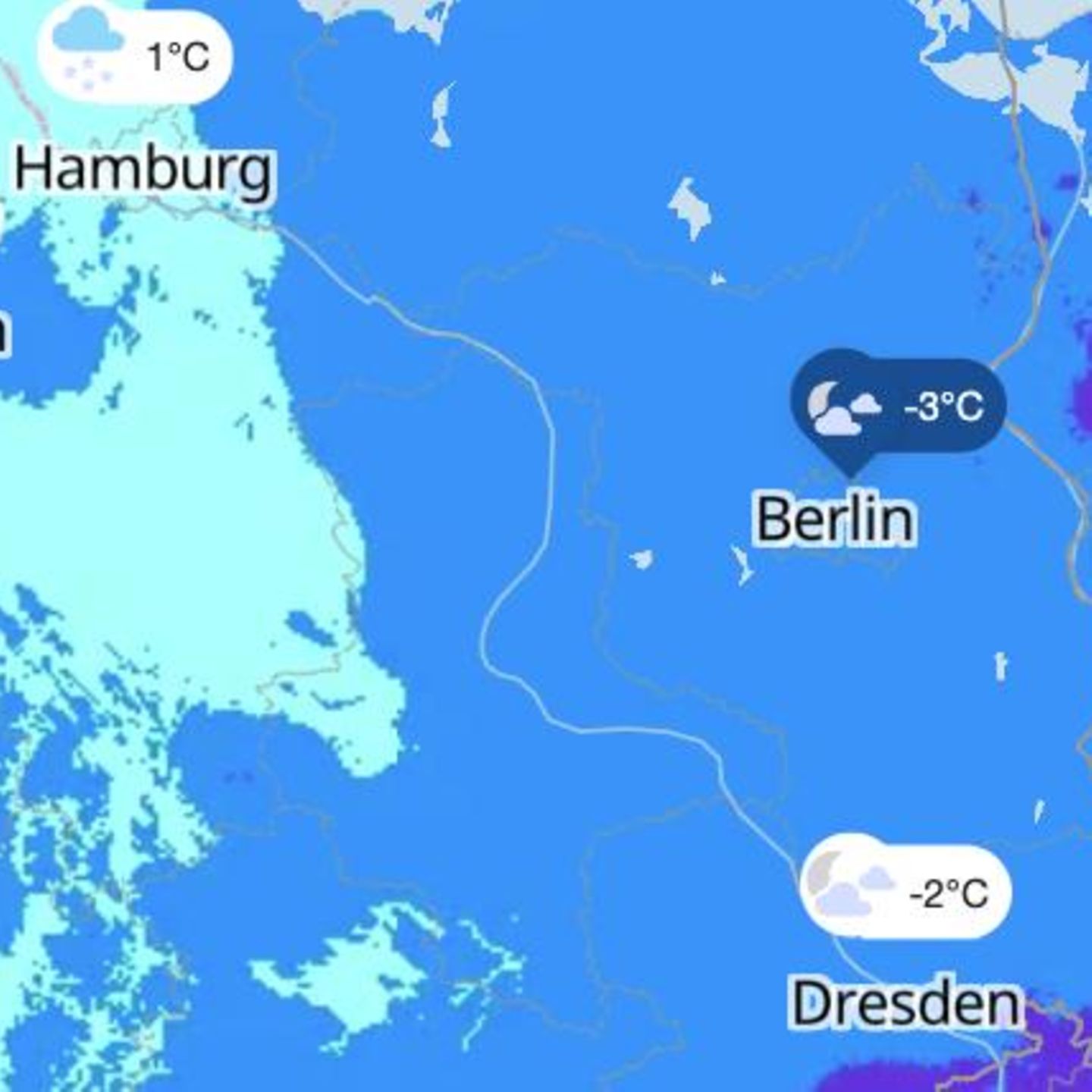 Wetter in Deutschland Screenshot