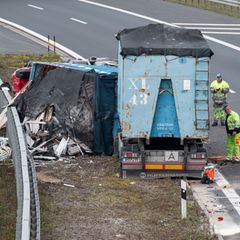 Mehr schwere Lkw-Unfälle auf Thüringens Fernstraßen: Die Polizei sieht dennoch keine eindeutigen Schwerpunkte. (Archivbild) Foto