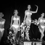 Die Krönungszeremonie der ersten "Miss World" 1951