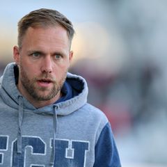 Bleibt bei Hansa Rostock: Trainer Daniel Brinkmann Foto: Christoph Reichwein/dpa