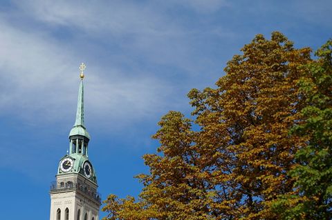 Aussichtsplattform auf Altem Peter in München