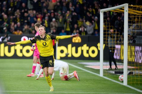 Samstag noch Torschütze, am Dienstag in der Champions League eine Pause: Maximilian Beier kann gegen Villarreal nicht spielen Fo