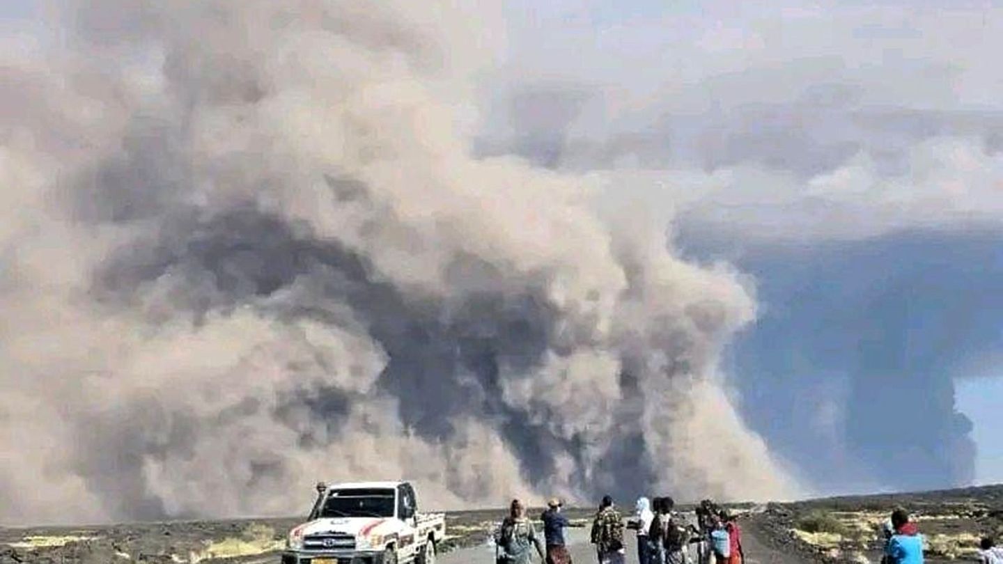 Der Ausbruch gilt als erste dokumentierte Aktivität des Hayli Gubbi seit mehreren Jahrtausenden. Foto: Uncredited/Afar Governmen