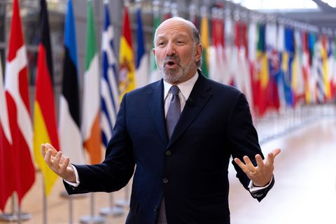 US-Handelsminister Howard Lutnick in Brüssel. Foto: Omar Havana/AP/dpa