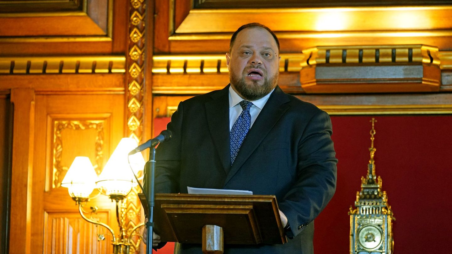 Bei einem Auftritt in Schweden hat der ukrainische Parlamentspräsident Ruslan Stefantschuk die bereits bekannten "roten Linien"