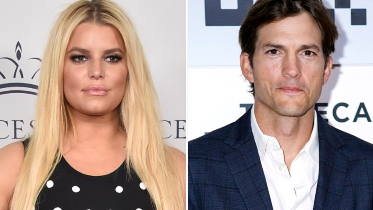 Jessica Simpson und Ashton Kutcher traten in "Die wilden Siebziger" gemeinsam im TV auf.
