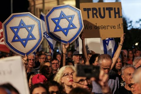 Proteste in Israel für eine Untersuchung des 7. Oktober