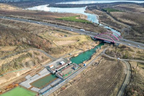 Am Störmthaler Kanal sind weitere Sicherungsmaßnahmen nötig. (Archivbild) Foto: Jan Woitas/dpa