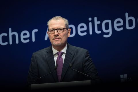 "Alle in der Koalition brauchen mehr Ambition": Rainer Dulger fordert Reformen von der Bundesregierung Foto: Sebastian Gollnow/d