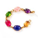 Sugarloaf Armschmuck mit farbigen Edelsteinen