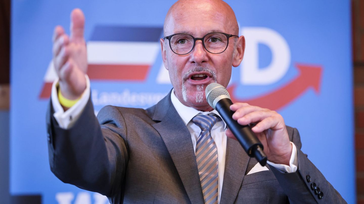 AfD-Landeschef Kleinschmidt ist vom Wiedereinzug seiner Partei in den Kieler Landtag bei der Wahl 2027 überzeugt. Foto: Christia